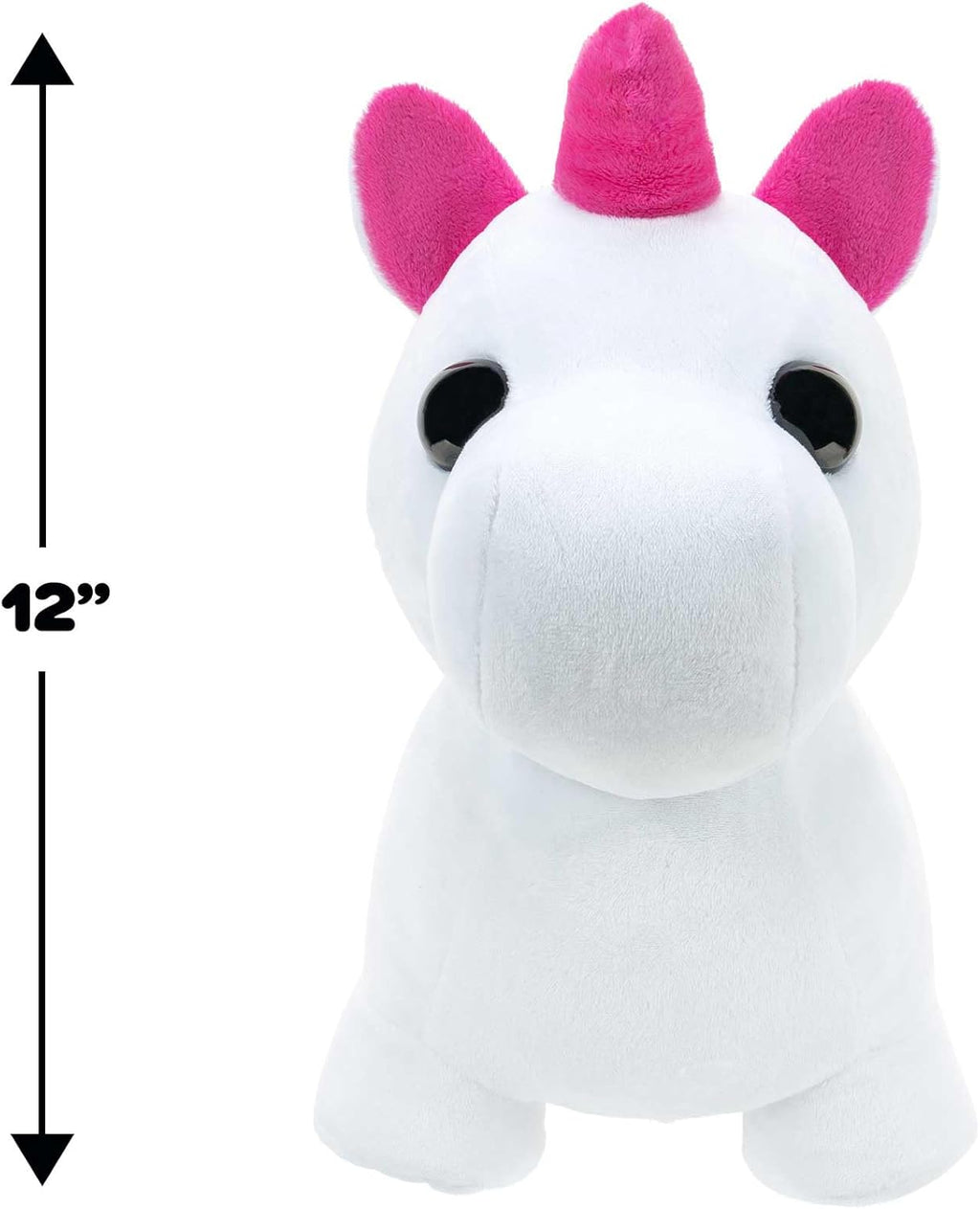 Adopt Me! Neon Unicorn Light-Up Plush Toy by Snaps with Virtual Code