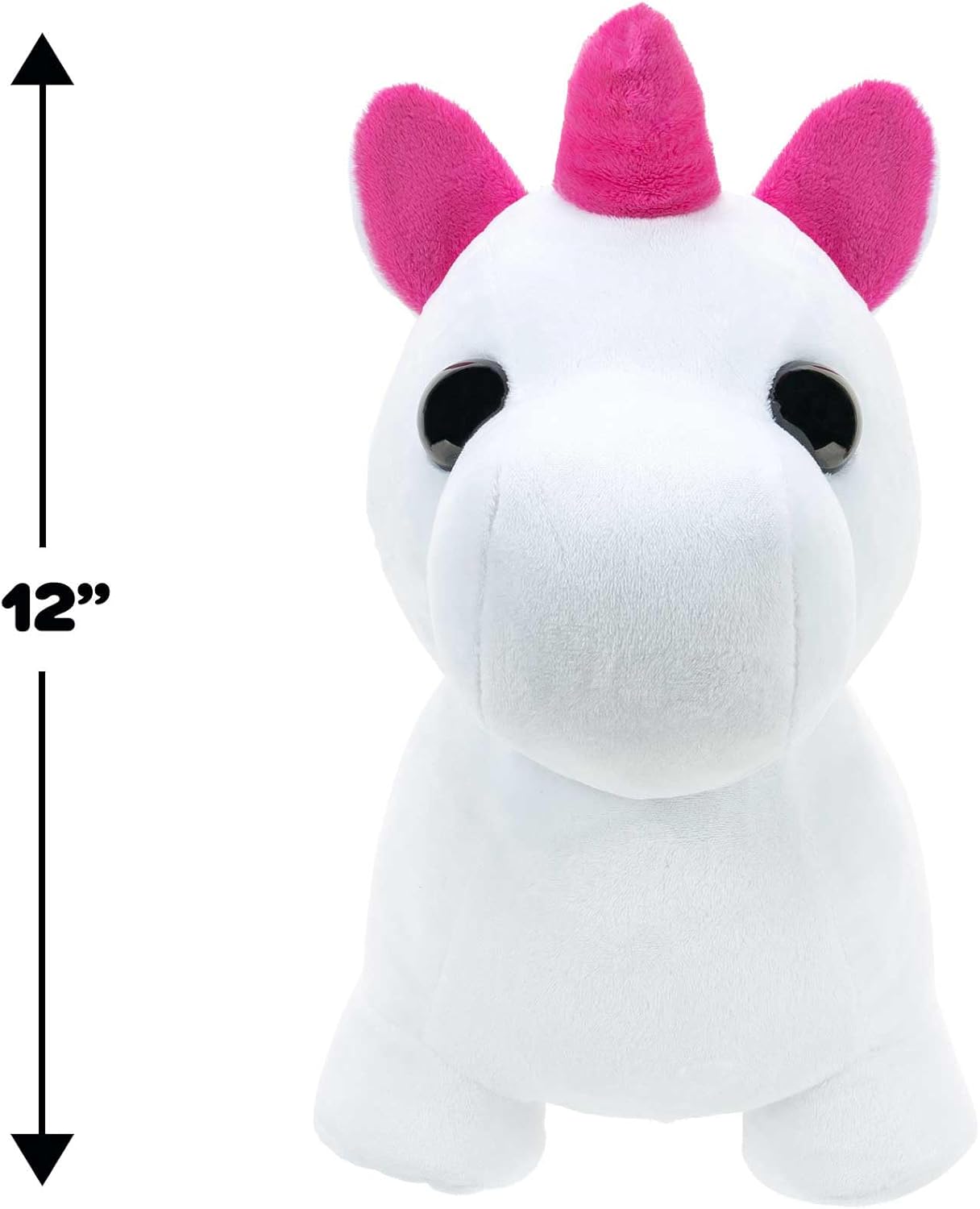Adopt Me! Neon Unicorn Light-Up Plush Toy by Snaps with Virtual Code