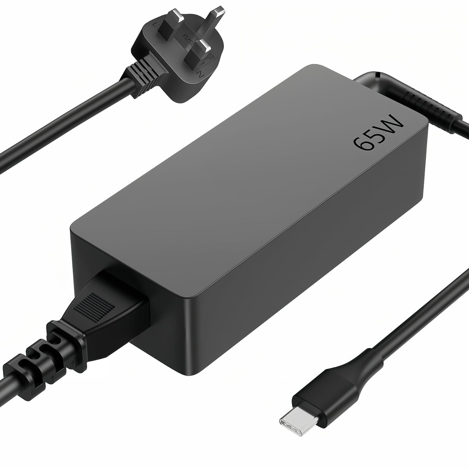 Bokilino 65W USB C Laptop Charger for Lenovo ThinkPad and Yoga
