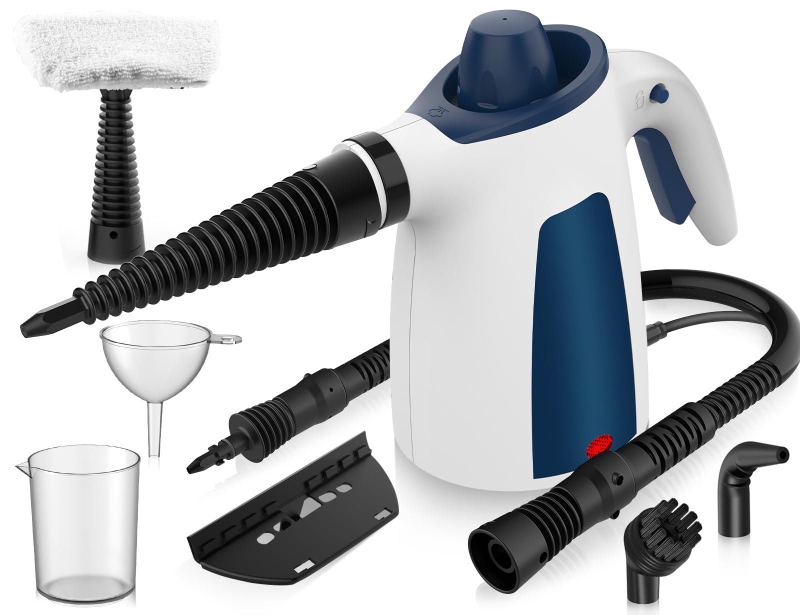 Jolof Store Handheld Steam Cleaner – Portable 1050W Steamer with 9 Accessories