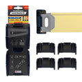 StealthMounts Universal Level Holder XL – 2 Pack Black Wall Mounts