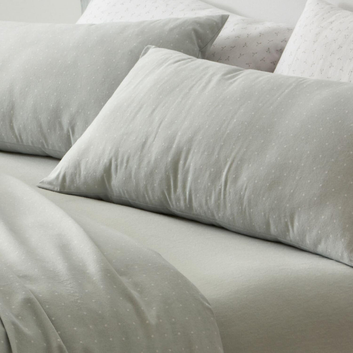 Burrito Blanco | Cotton Flannel Sheets | Bed 105 cm Design 577 | Laurel Color 105x190/200 cm.