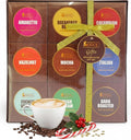Ground Coffee Gift Set – 9 Flavour Gourmet Selection Box