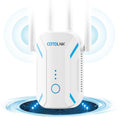 COTDLNK WiFi Extender | 1200Mbps Dual Band Signal Booster - UK Plug