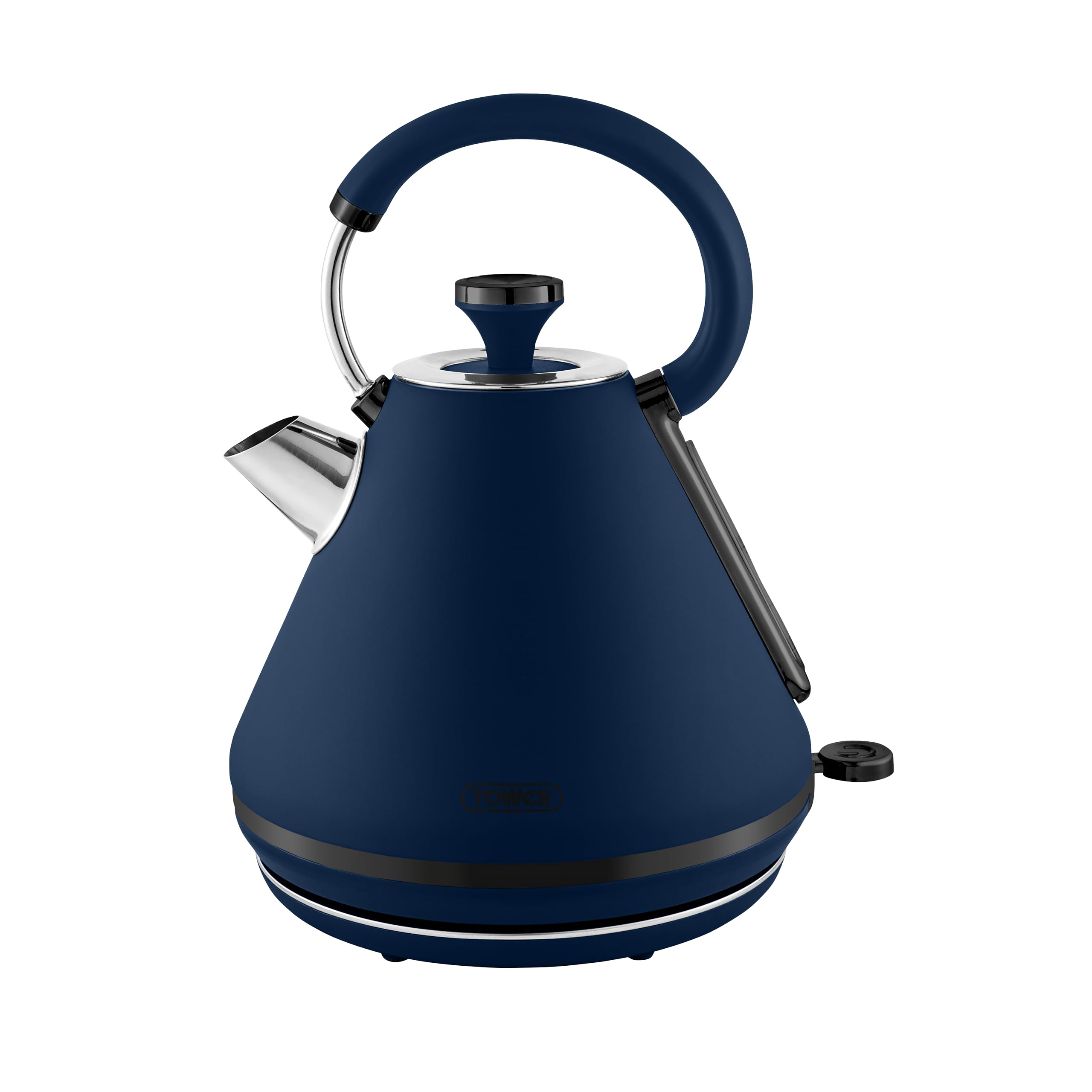 Tower Sera Pyramid Kettle | 1.7L Rapid Boil 3KW | Midnight Blue