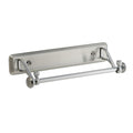 iDesign Metal Paper Towel Holder – Wall Mounted Kitchen Storage, Silver