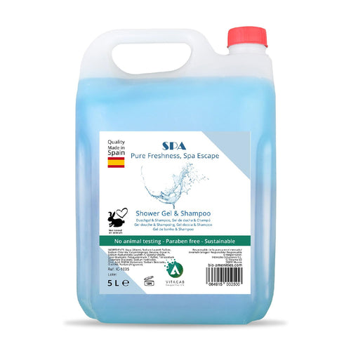 Jolof Store 2-in-1 Shower Gel & Shampoo – 5L Bulk Hotel & Spa Format