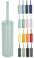 Spirella Akira Toilet Brush - Matte Green Stainless Steel Bathroom Set