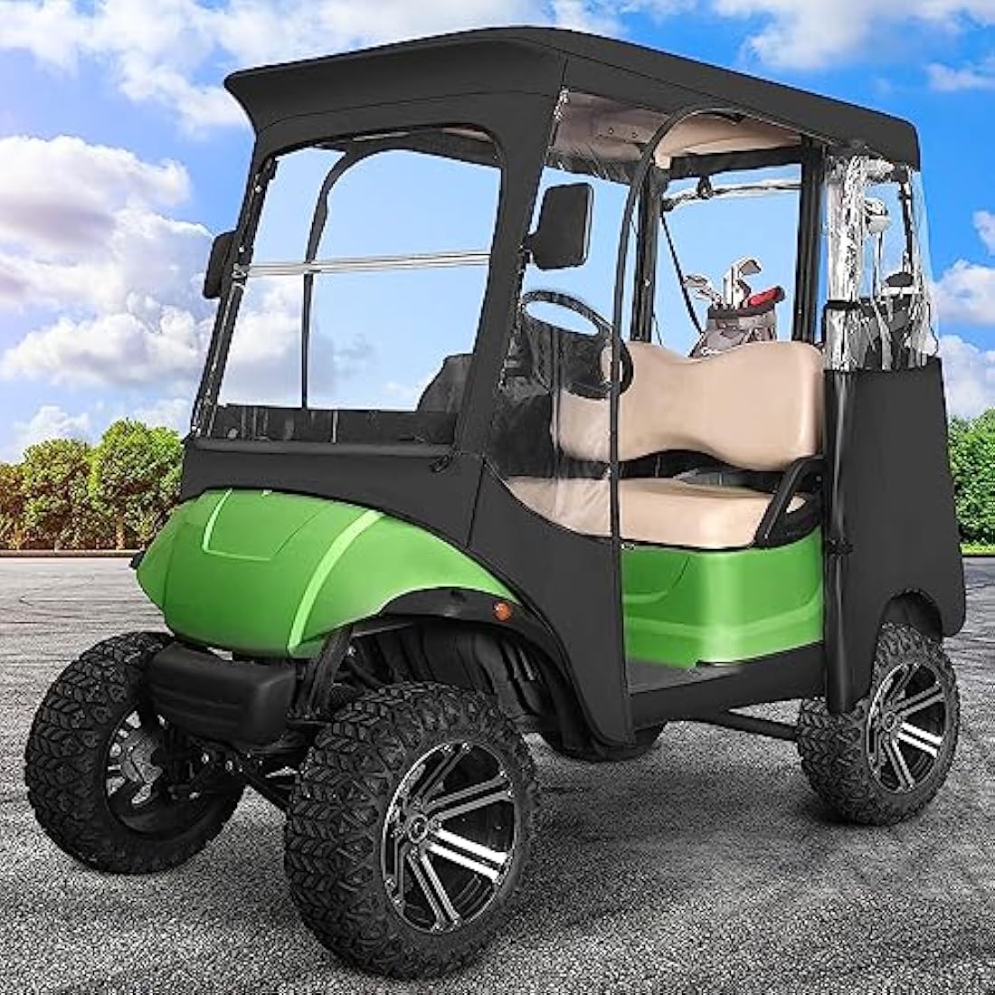 10L0L 2-Seater Golf Cart Enclosure for Yamaha G14-G29 Drive2 | Waterproof