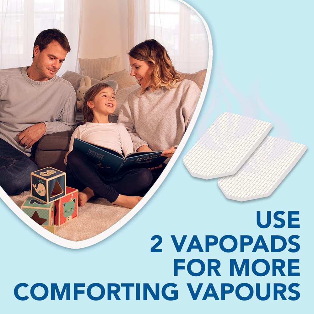 Vicks Mini Cool Mist Ultrasonic Humidifier | 1.8L Tank for Bedrooms