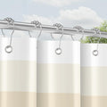 Lerores Shower Curtain – 120x200cm Beige Anti-Mould Waterproof Polyester