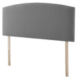 Silentnight Selene Upholstered Headboard, Slate Grey Fabric, Super King