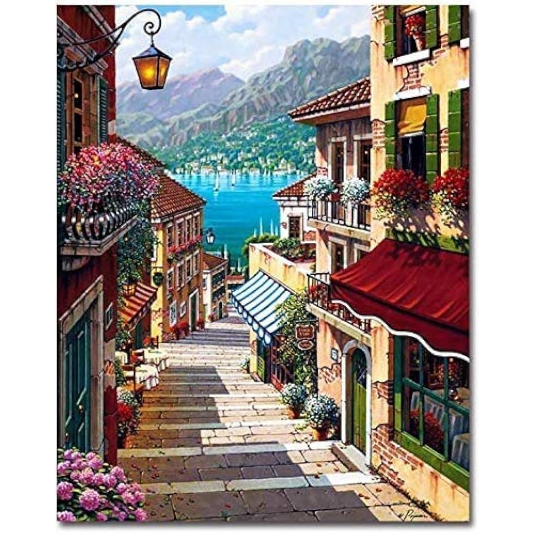 Jolof Store Paint by Number Kit for Adults & Kids - DIY Canvas 16x20in