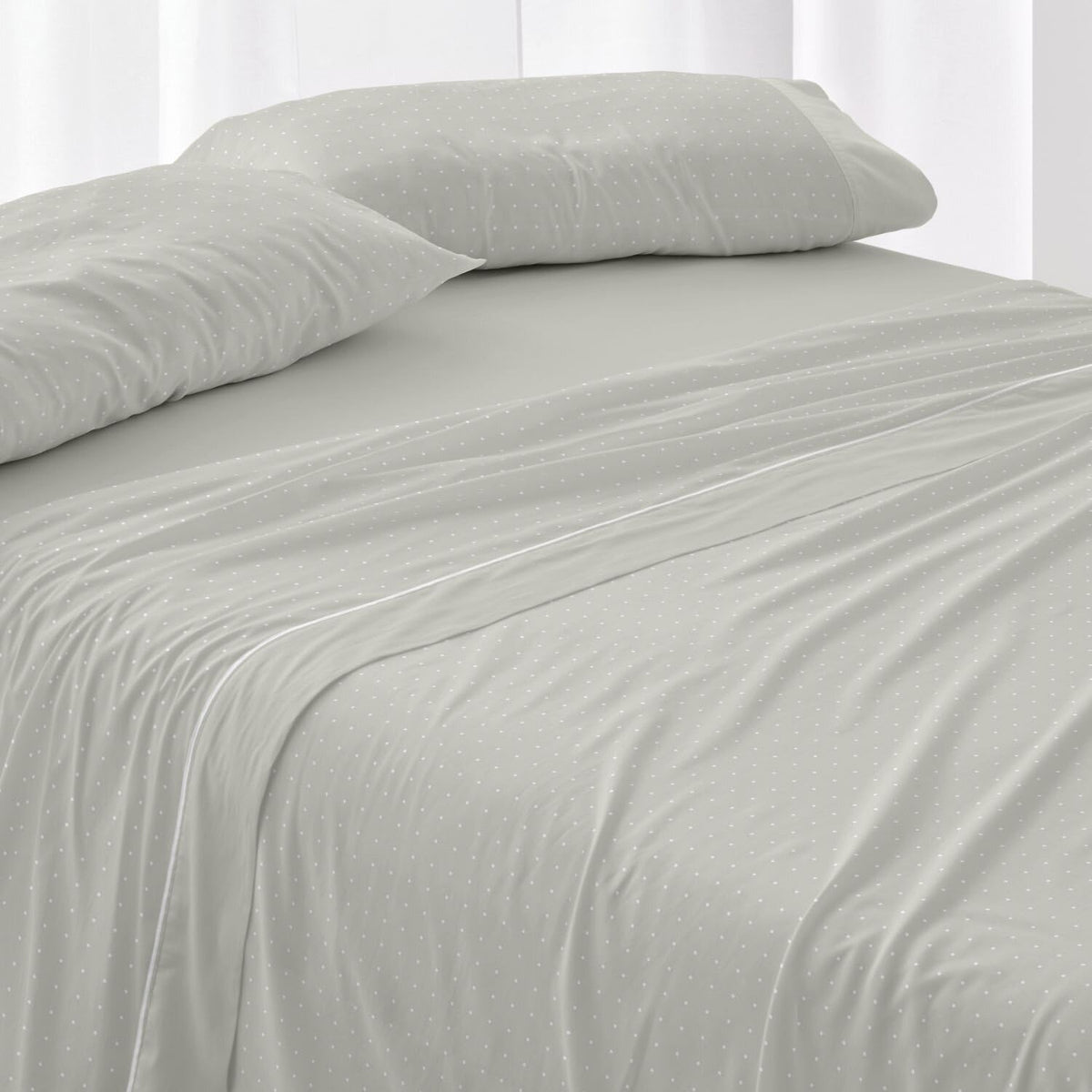 Burrito Blanco | Cotton Flannel Sheets | Bed 105 cm Design 577 | Laurel Color 105x190/200 cm.