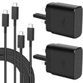 Gcstnn 45W Super Fast Charger 2-Pack for Samsung Galaxy with 6.6ft Cable
