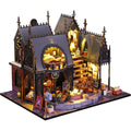 CRIOLPO Luna's Magic House DIY Book Nook Kit - 3D Wooden Puzzle with Sensor Light