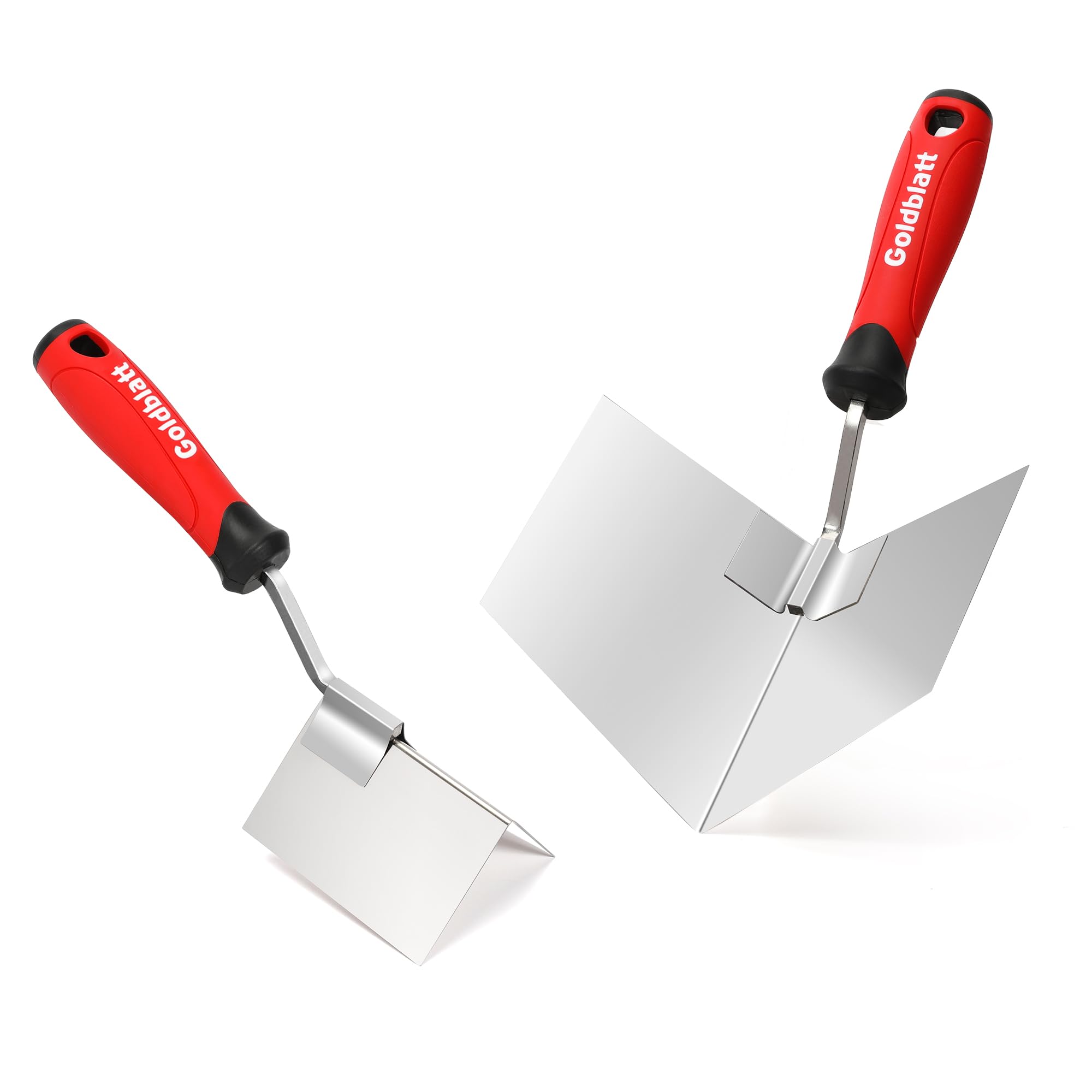 Goldblatt Corner Trowel Set | Stainless Steel Inner & Outer Tools