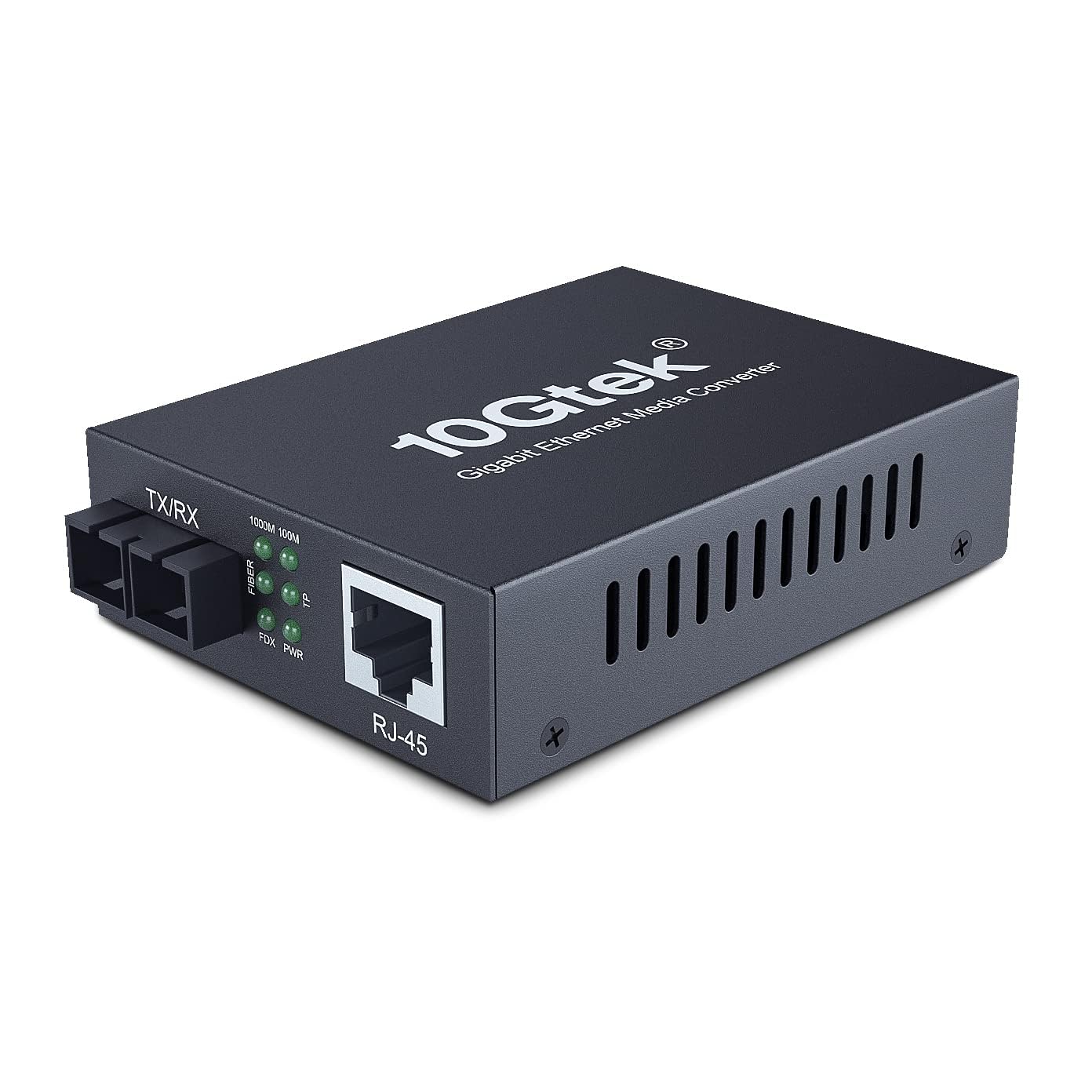 H!Fiber.com Gigabit Media Converter | 1.25G SFP to RJ45 | 20km Single-Mode