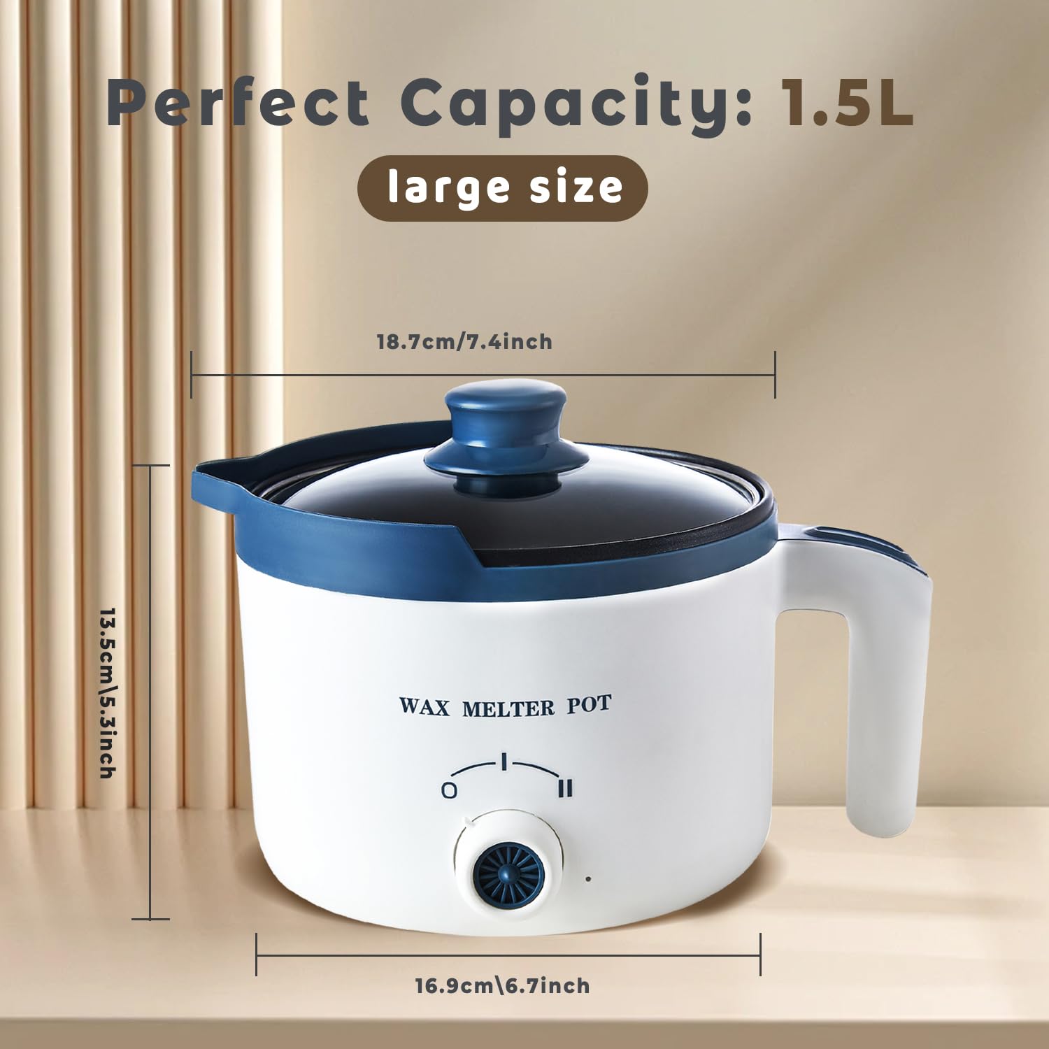 Ksedcon Electric Wax Melter for Candle Making – Non-Stick Melting Pot Kit