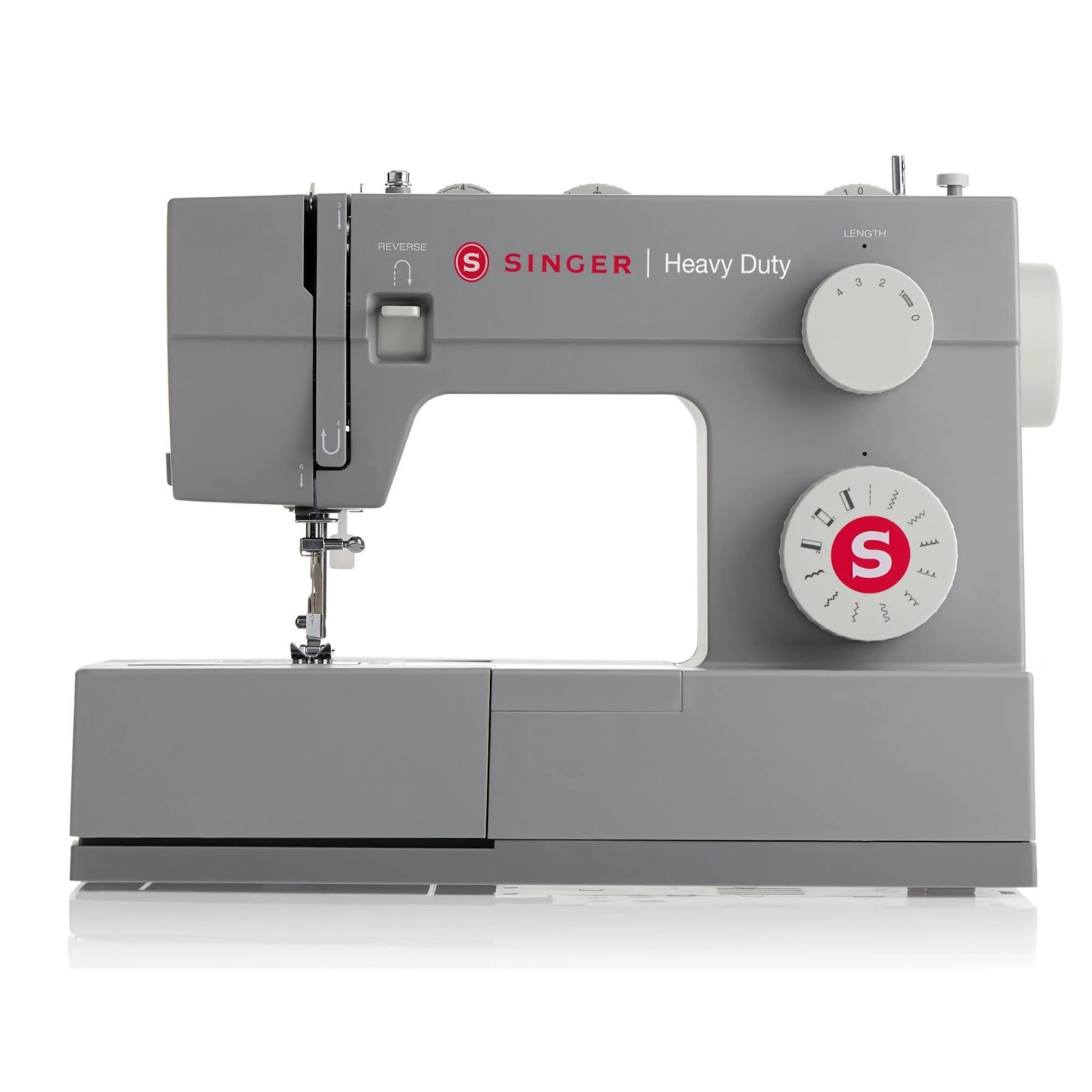 Singer 4411 Heavy Duty Sewing Machine - 11 Stitches - Grey Metal Frame