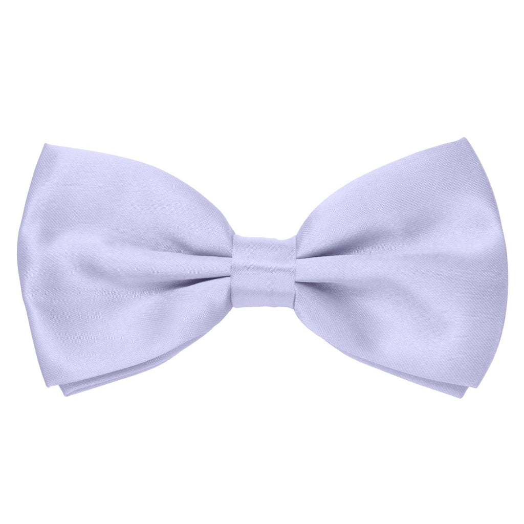 MASADA bow tie pastel purple - men's accessory in shiny-look, continuously adjustable, handmade with hook closure - 12 x 6 cm