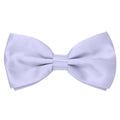 MASADA bow tie pastel purple - men's accessory in shiny-look, continuously adjustable, handmade with hook closure - 12 x 6 cm