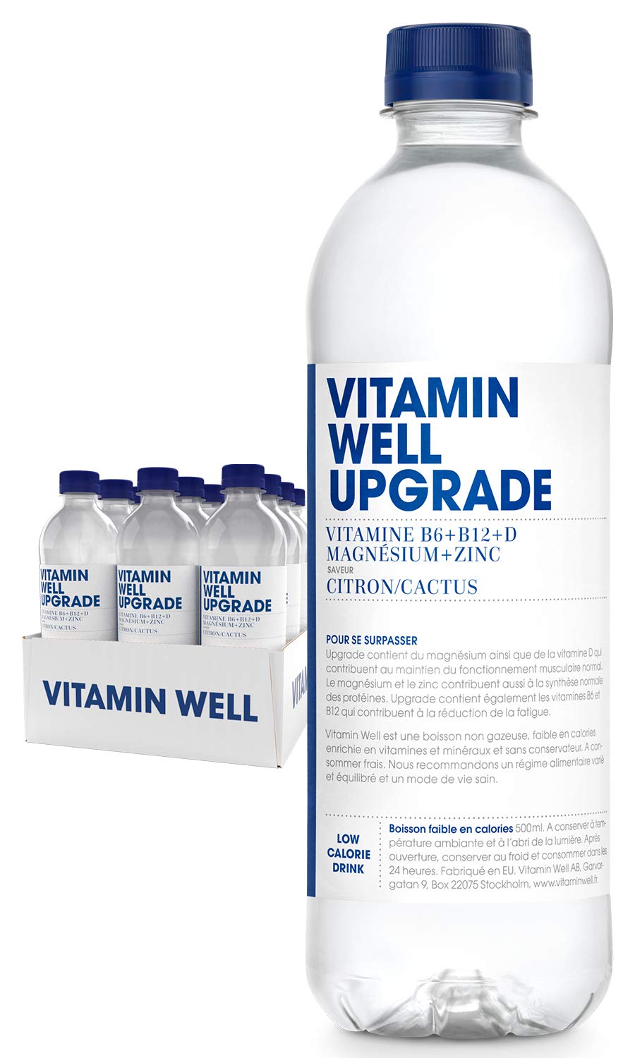 Vitamin Well Upgrade Citron Cactus & Peach Vitamin Drink - 12 x 50cl