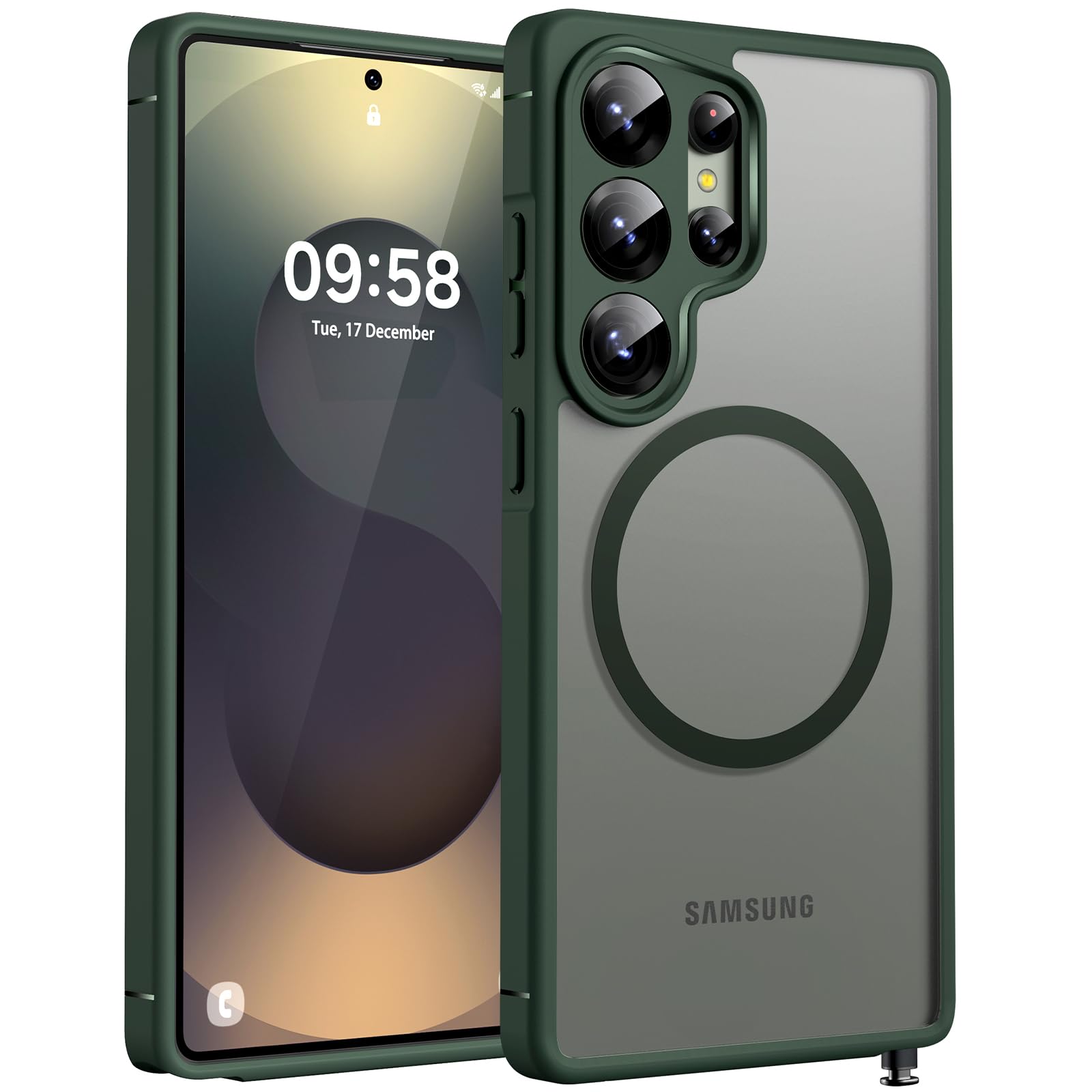 TOCOL Samsung Galaxy S25 Ultra Case | MagSafe Slim Shockproof Matte