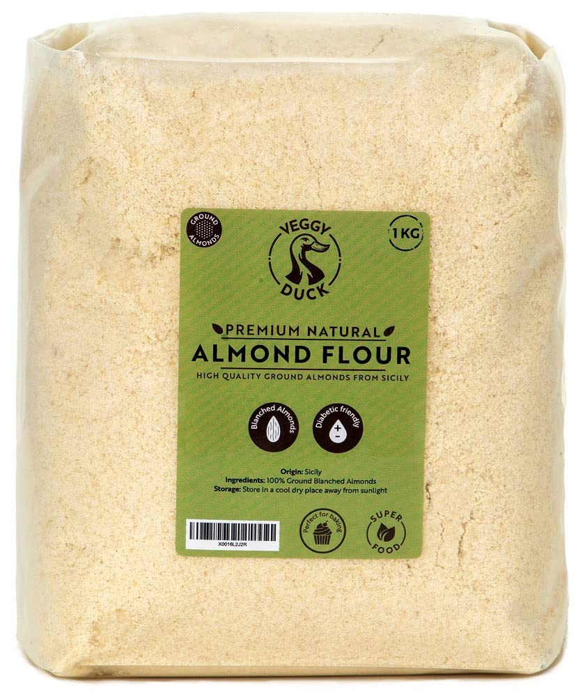 Veggy Duck Italian Almond Flour – 1kg Finely Ground Sicilian Almonds