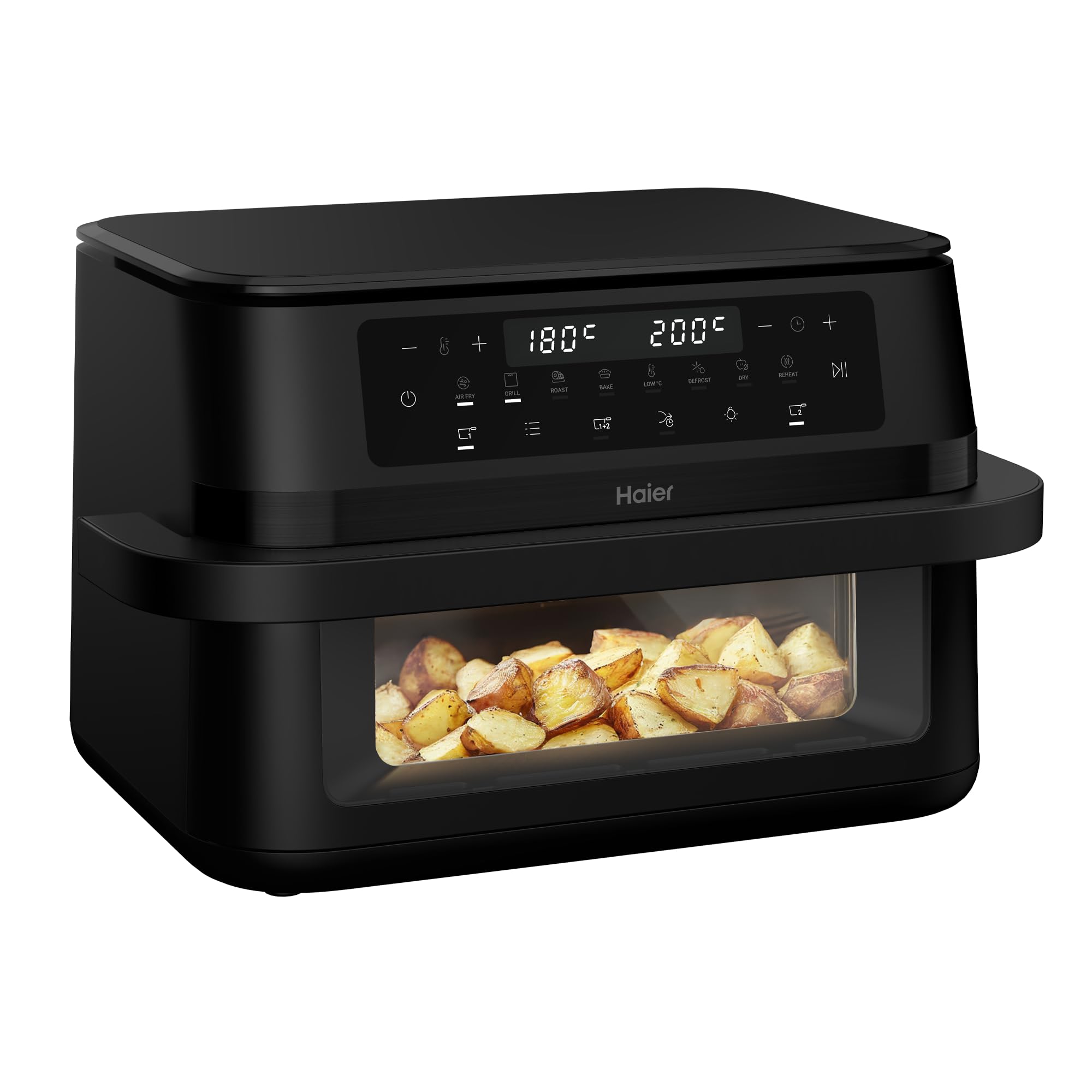 Haier 11L Flex Double Drawer Air Fryer – Dual Zone with Viewing Window