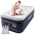 NALONE Single Air Mattress with Built-in Pump | Portable Inflatable Bed