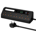Jolof Store 5-Way Power Strip with USB-C, Surge Protector & Nightlight