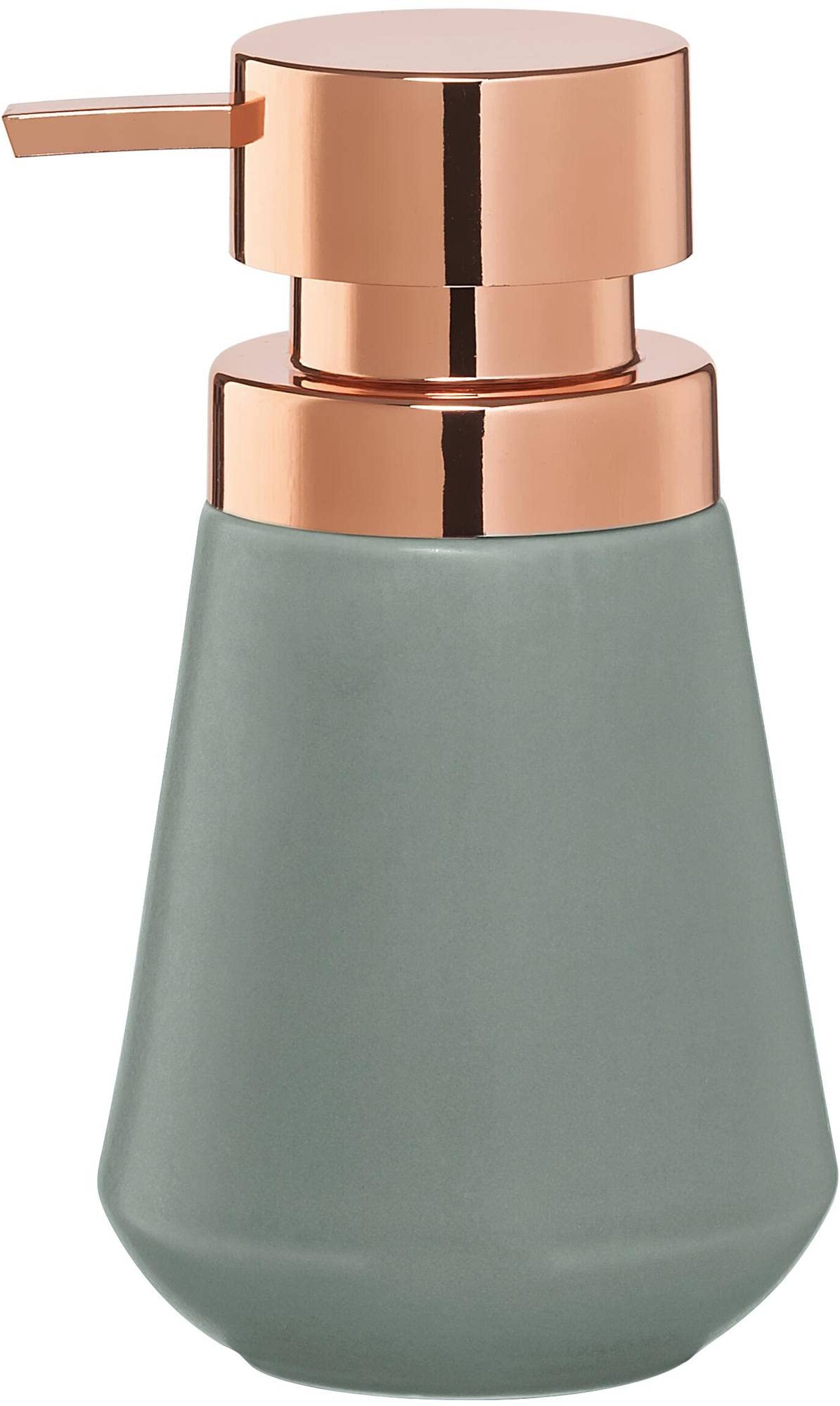 Sealskin Conical Soap Dispenser – Green Porcelain Bathroom Accessory
