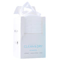 ISOCLEAN Disposable Face Towel | Dual-Texture Cotton Wipes - 60ct