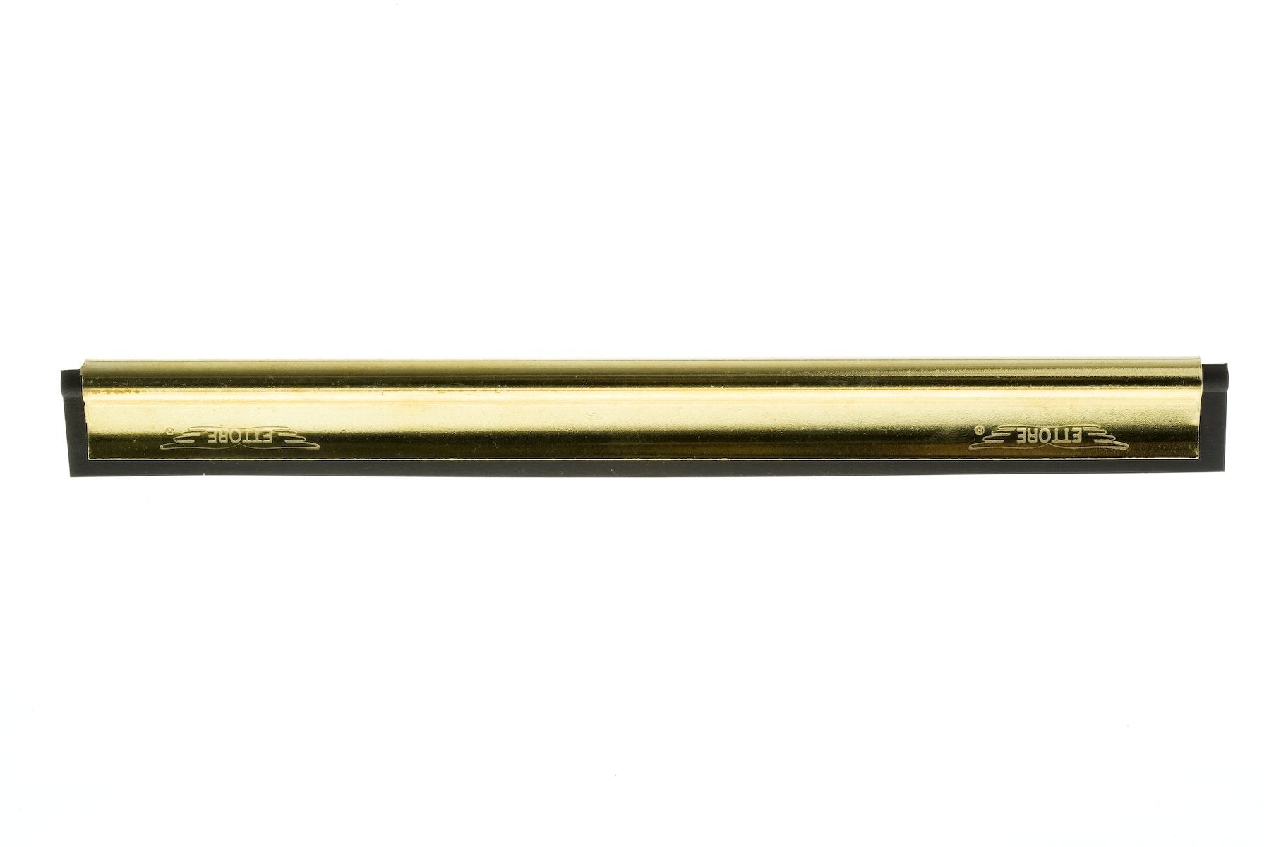 Ettore 14 Inch Brass Squeegee Channel with Rubber – Professional 35 cm