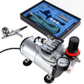 Timbertech Airbrush Kit with Compressor - 3 Nozzles for Cake & Nail Art