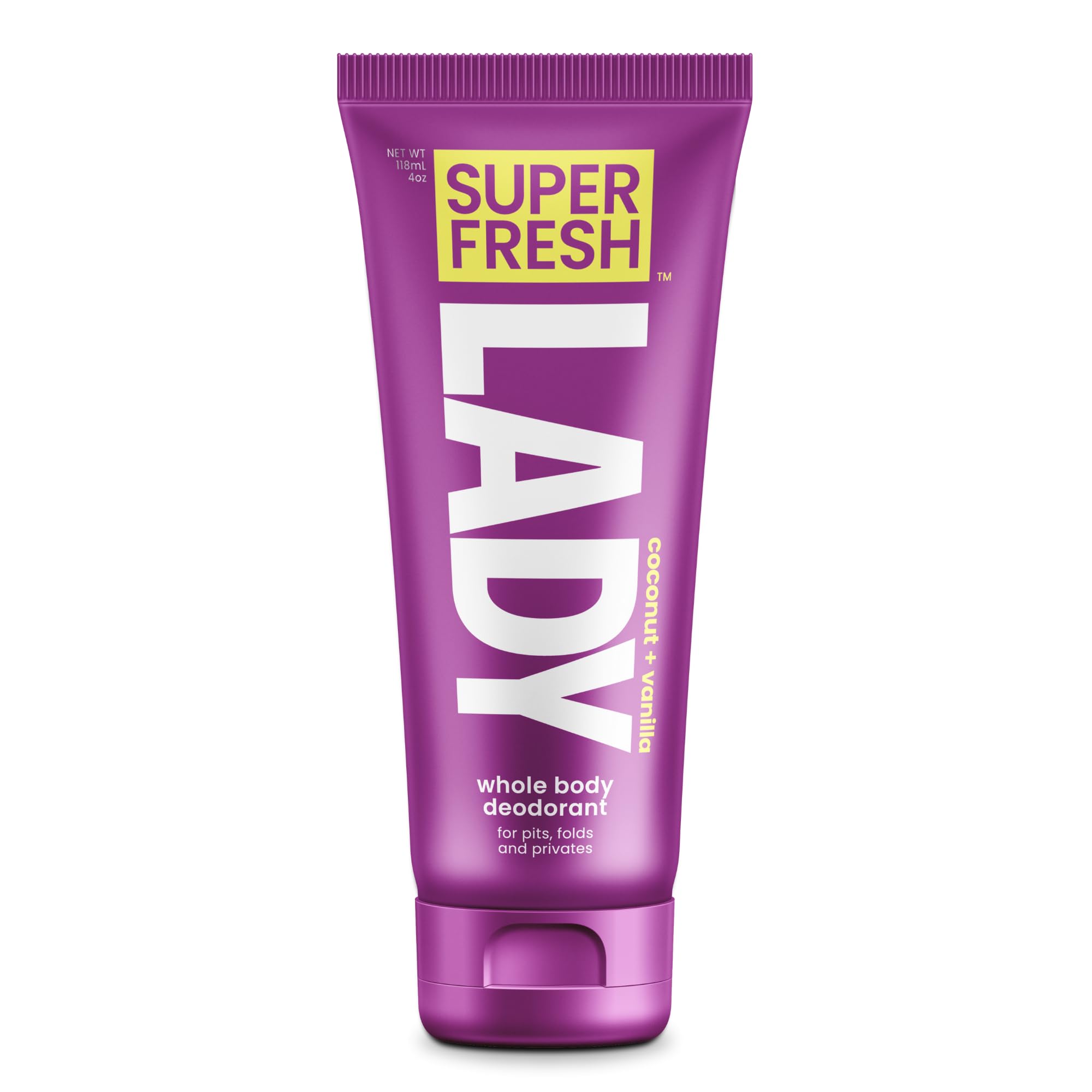 Super Fresh Lady Whole Body Deodorant - Aluminum Free Coconut & Vanilla