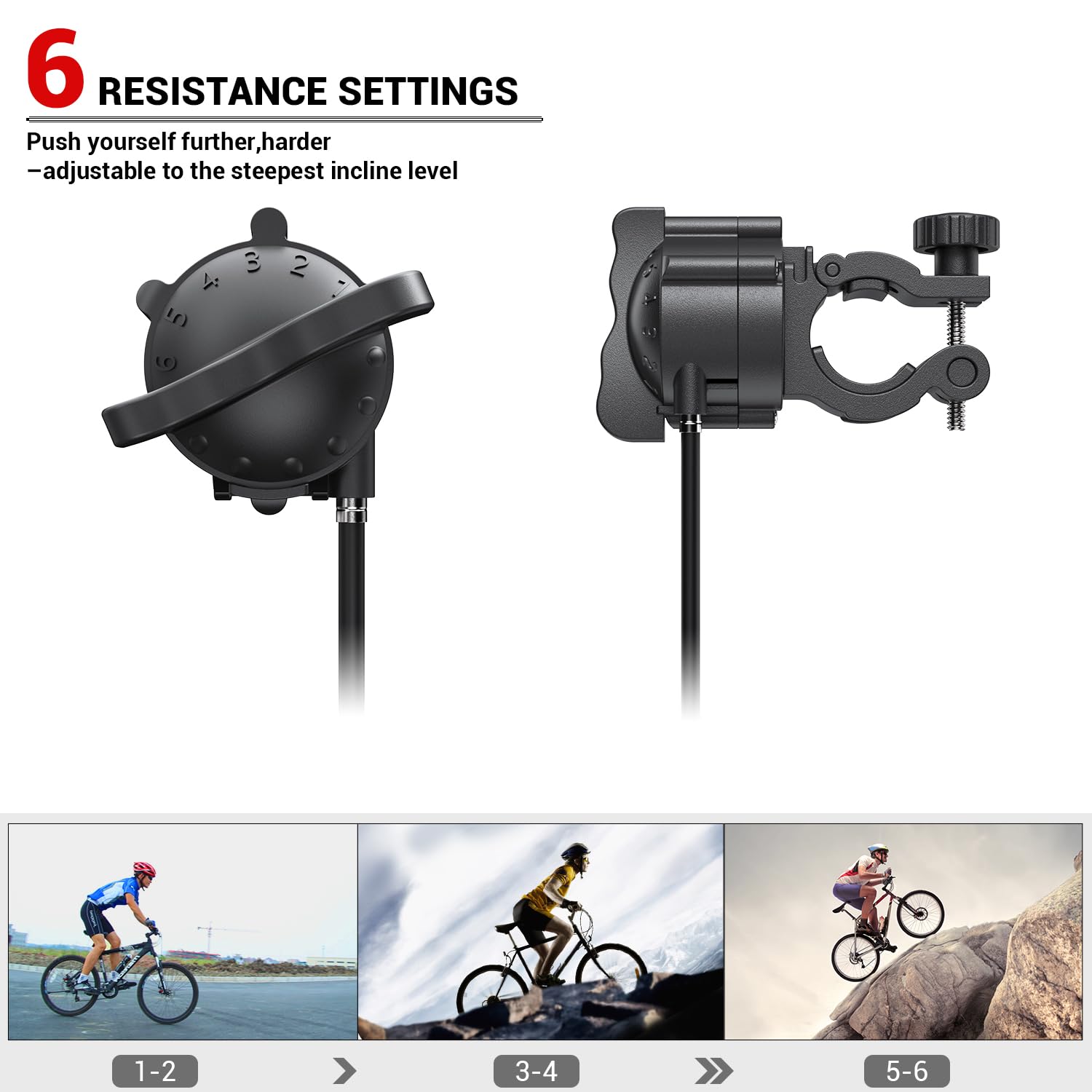 Sportneer Magnetic Bike Trainer Stand | Indoor Steel Bicycle Exercise Stand