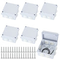 GOYADA 6-Pack Waterproof Junction Box IP65 | 100x100x70mm ABS Enclosure