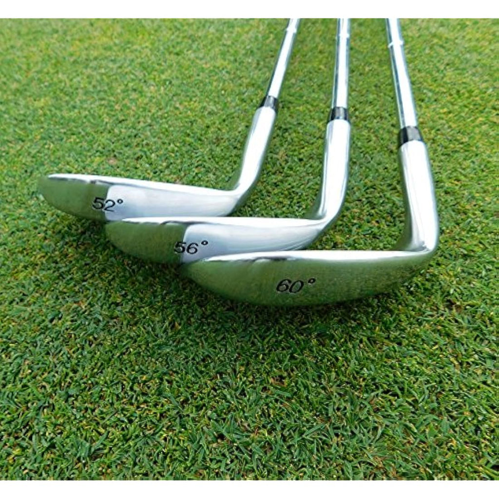 Lazrus Premium Forged Golf Wedges | 52 56 60 Degree Milled Face Set