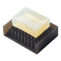 Yamazaki Silicone Soap Tray – Minimalist Black Soap Dish for Bathroom