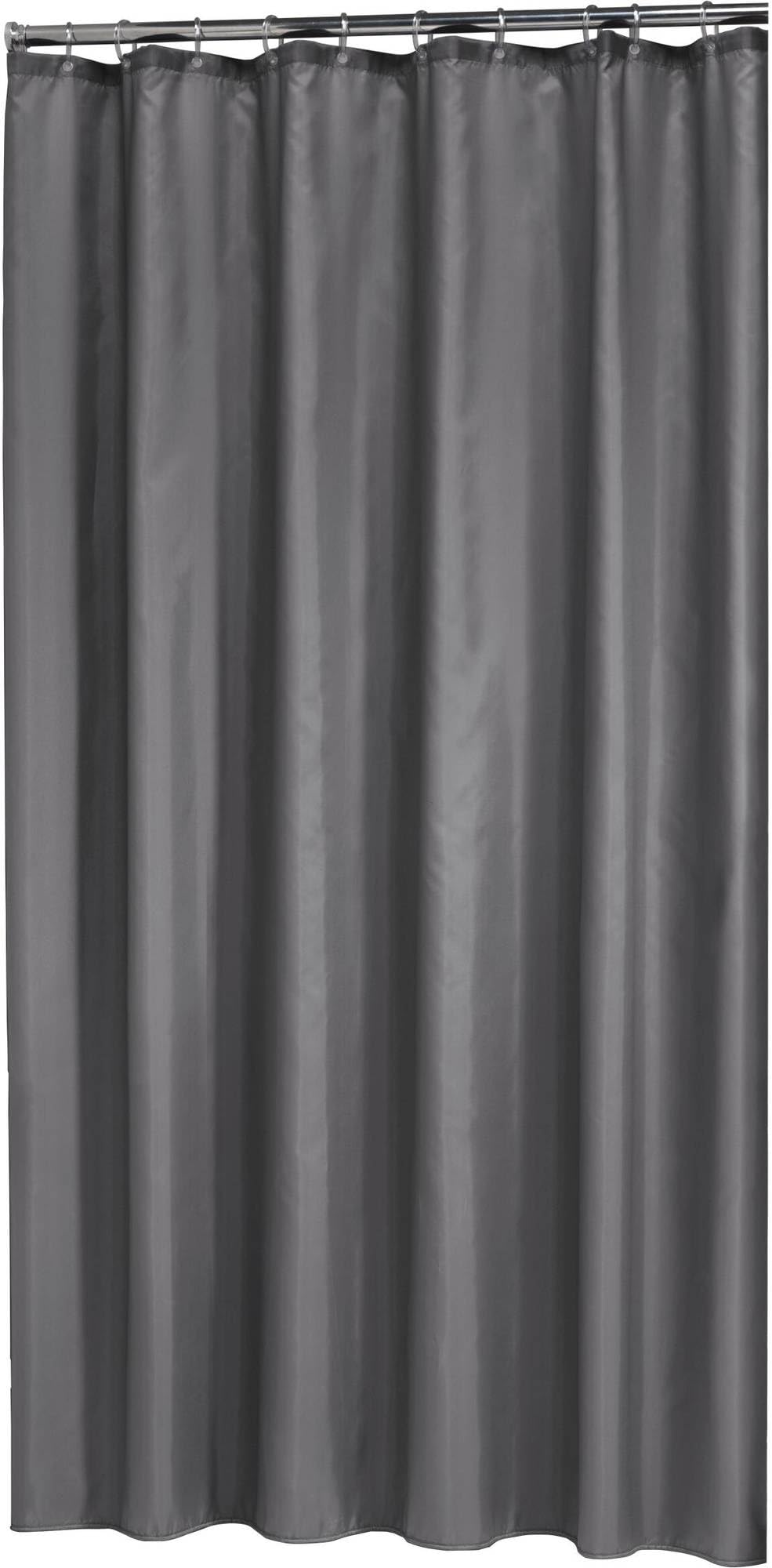 Sealskin Madeira Shower Curtain – Grey Water Repellent Polyester – 240x200cm