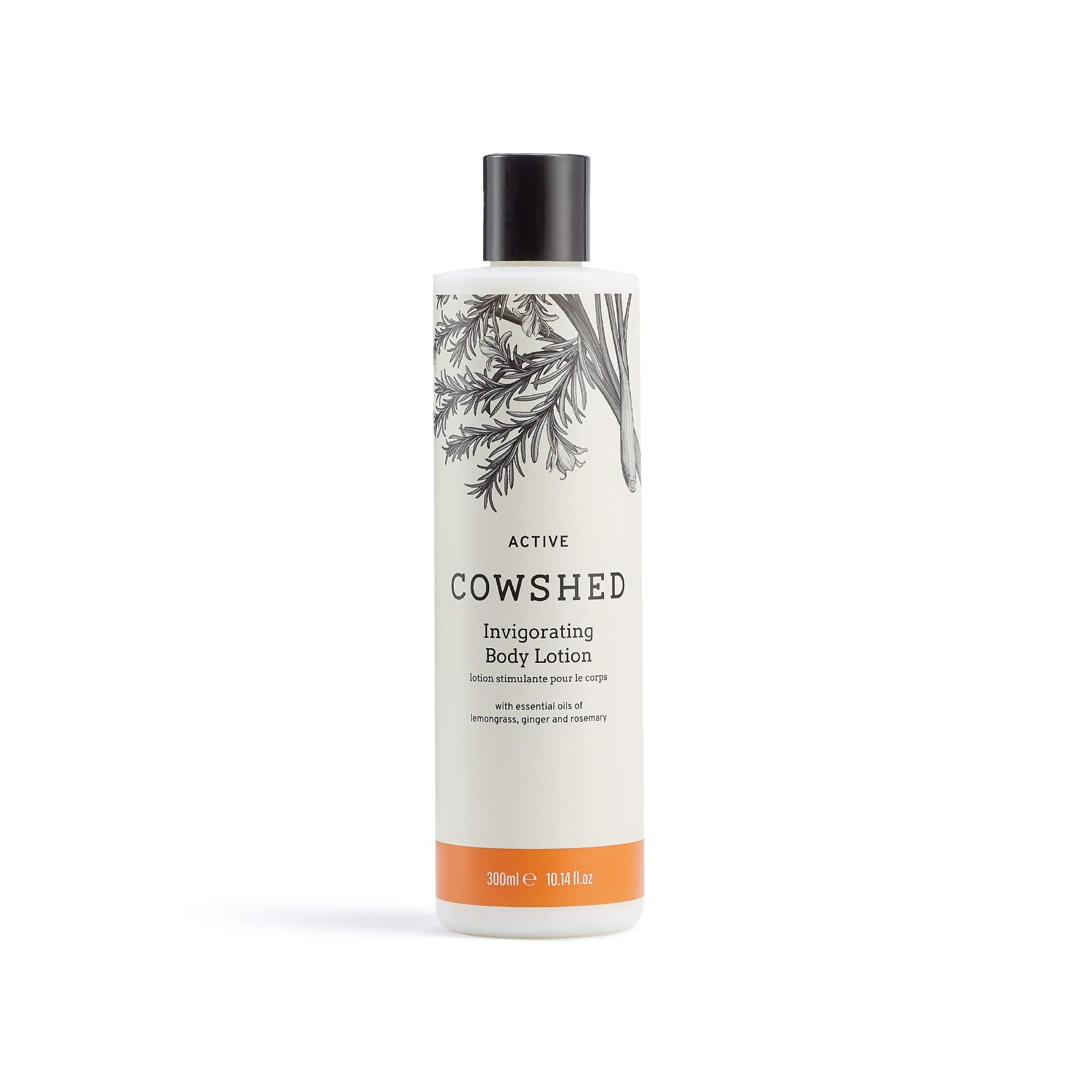 Cowshed Active Body Lotion – Invigorating Vegan Moisturiser – 300ml