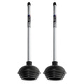 NEIKO 60170A Heavy Duty Toilet Plunger 2-Pack with Aluminum Handle