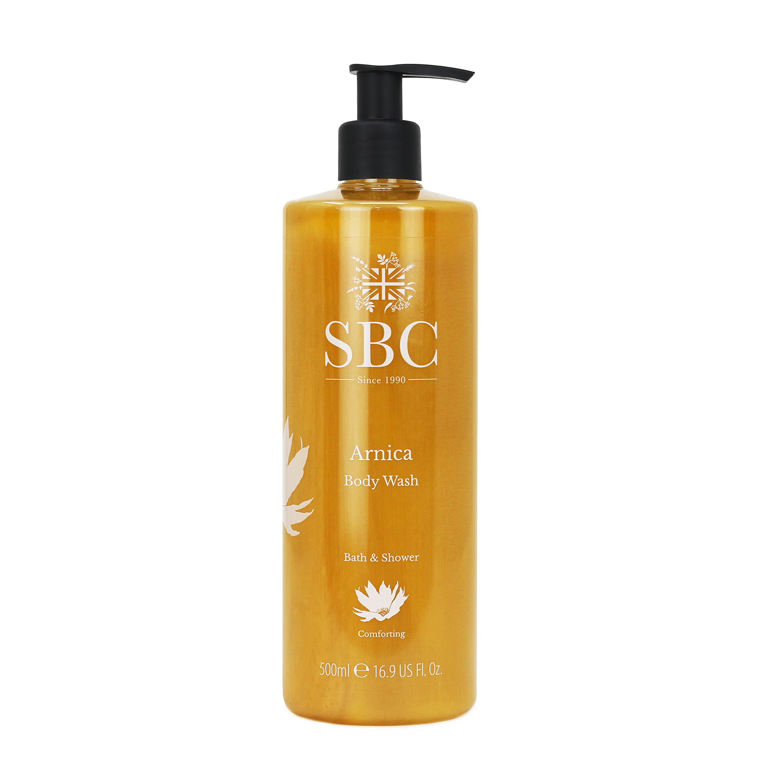 SBC Skincare Arnica Body Wash – Soothing Muscle Tension Shower Gel – 500ml