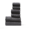 D.Sirez 6-Piece Luxury Cotton Towel Set | 650 GSM Grey Bath Linens