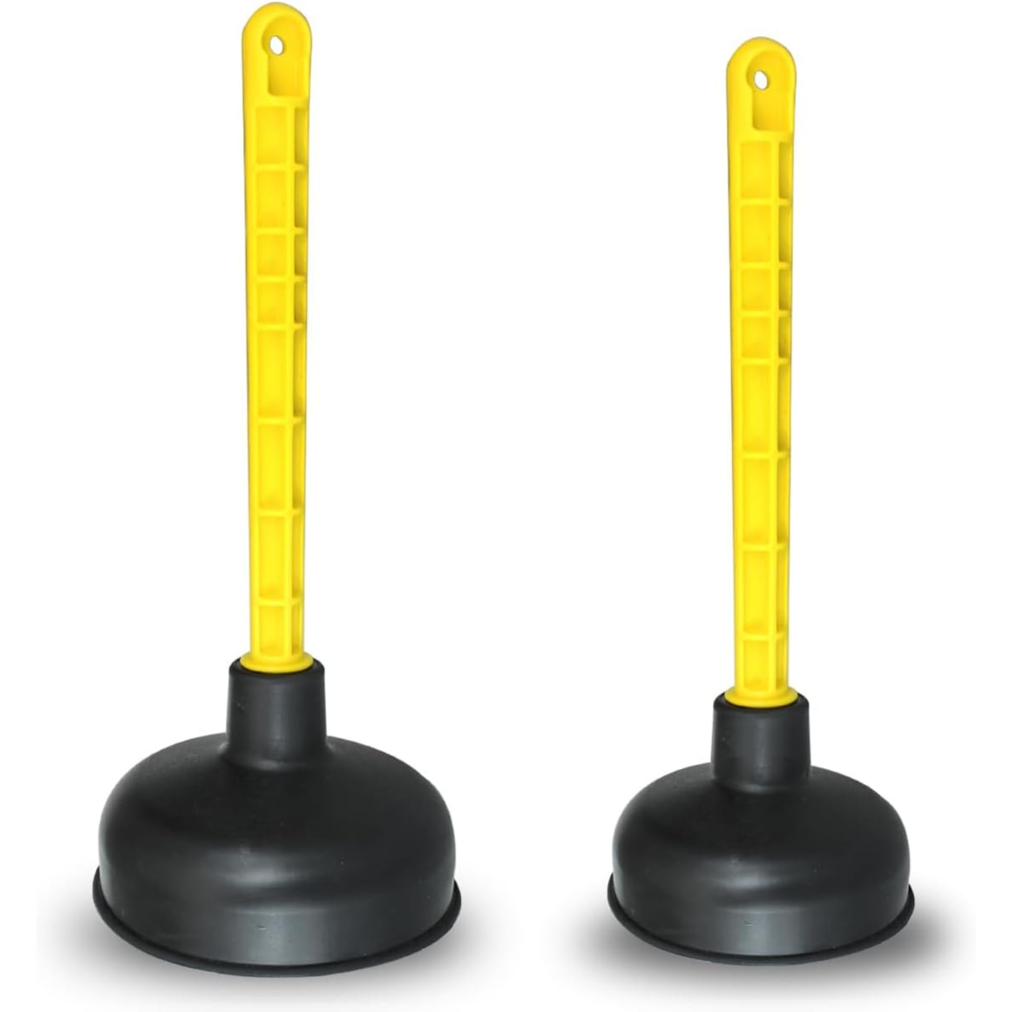 Mario10 Heavy Duty Rubber Sink and Toilet Plunger Set - 2 Pack