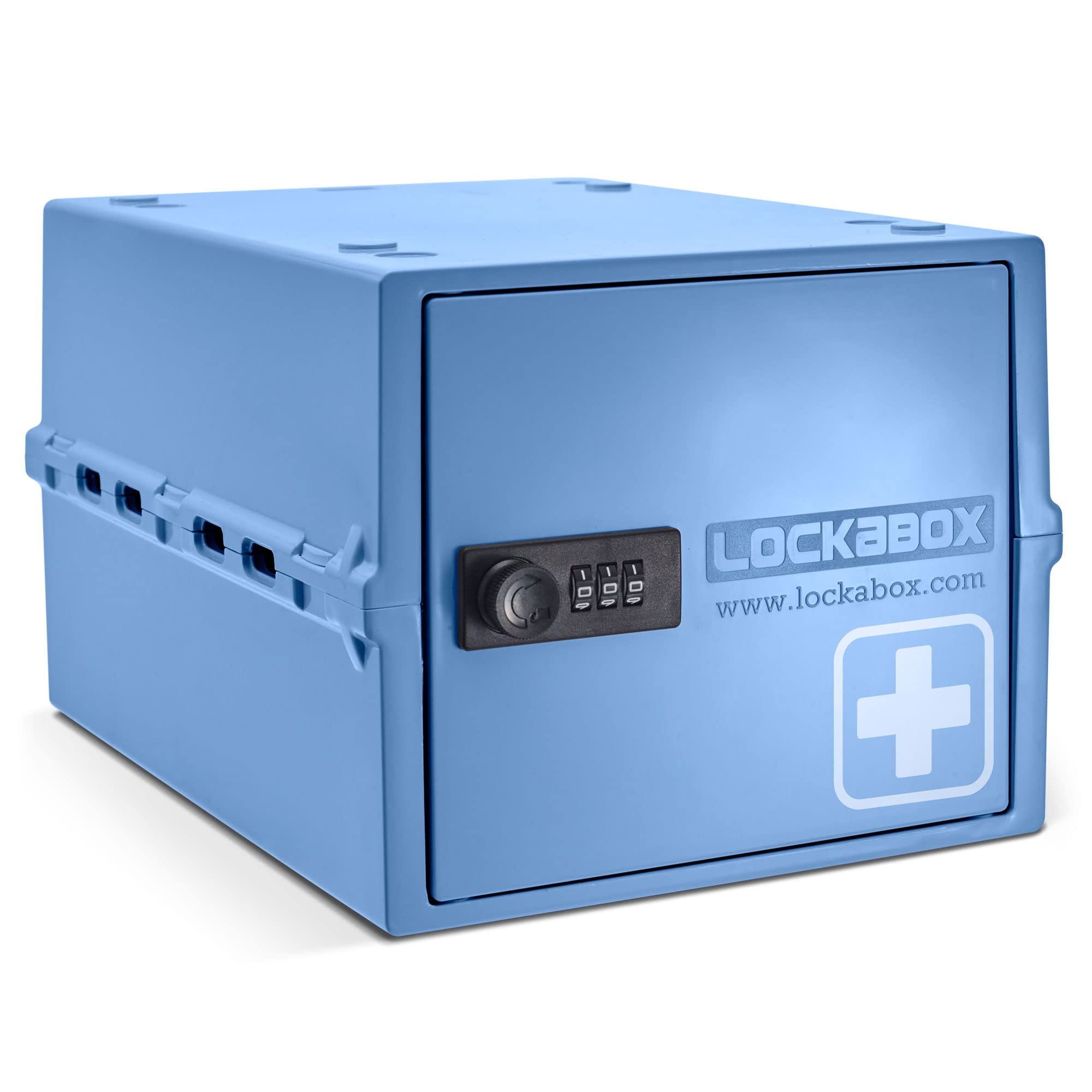Lockabox One Medi Blue | 10L Lockable Medicine Box with Combination Lock