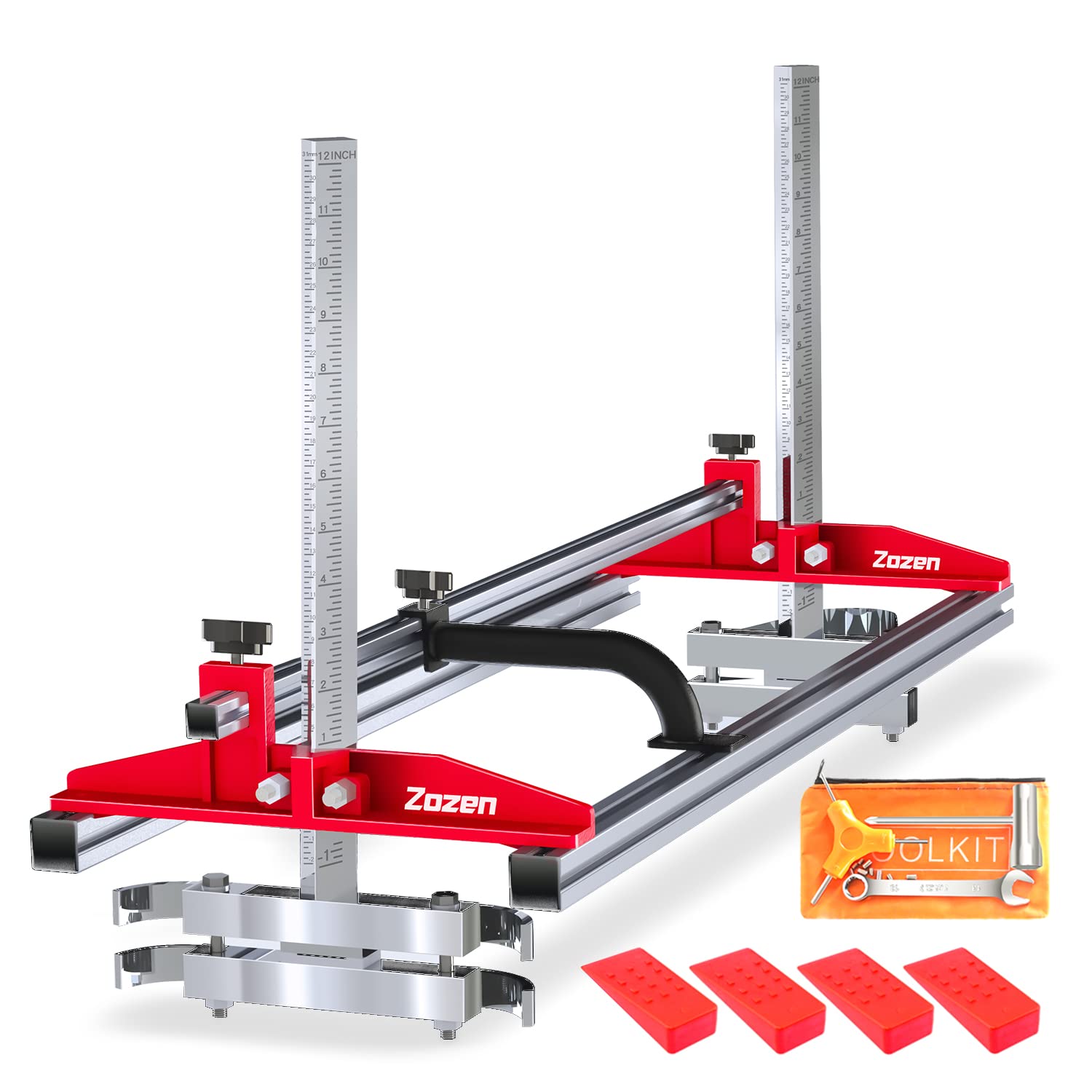 Zozen 14-36 Inch Chainsaw Mill | Portable Aluminum Lumber Planking Guide