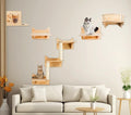 Cat Wall Furniture Set | Sisal Scratching Post & Climbing Shelves